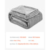 VEVOR King Size Blanket, 108 x 90 inches, Lightweight and Fuzzy Throw Blanket for Bed, Cozy Grey King Blanket for All Season, Warm Plush Machine Washable Bedding, Grey