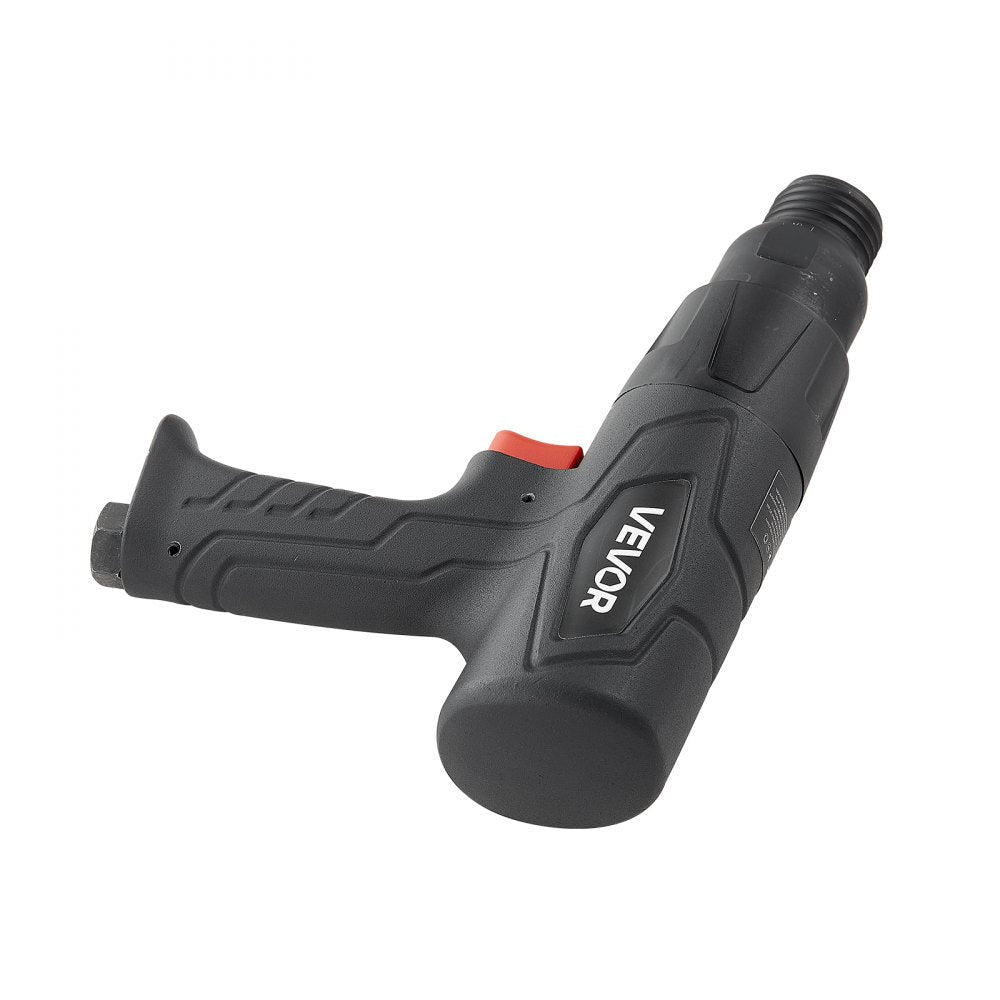 VEVOR Air Hammer, 2500-2700BPM Pneumatic Hammer with 2.76-inch Stroke & 4PCS 6.7" Long Barrel Chisels, Pistol-Grip Compact Air Chisel Pneumatic Shovel Tool for Cutting Scraping Demolishing