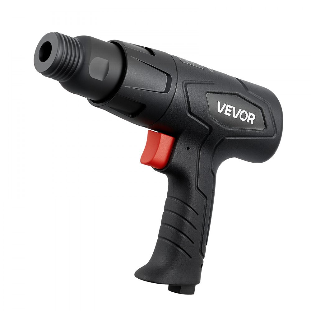 VEVOR Air Hammer, 2500-2700BPM Pneumatic Hammer with 2.76-inch Stroke & 4PCS 6.7" Long Barrel Chisels, Pistol-Grip Compact Air Chisel Pneumatic Shovel Tool for Cutting Scraping Demolishing
