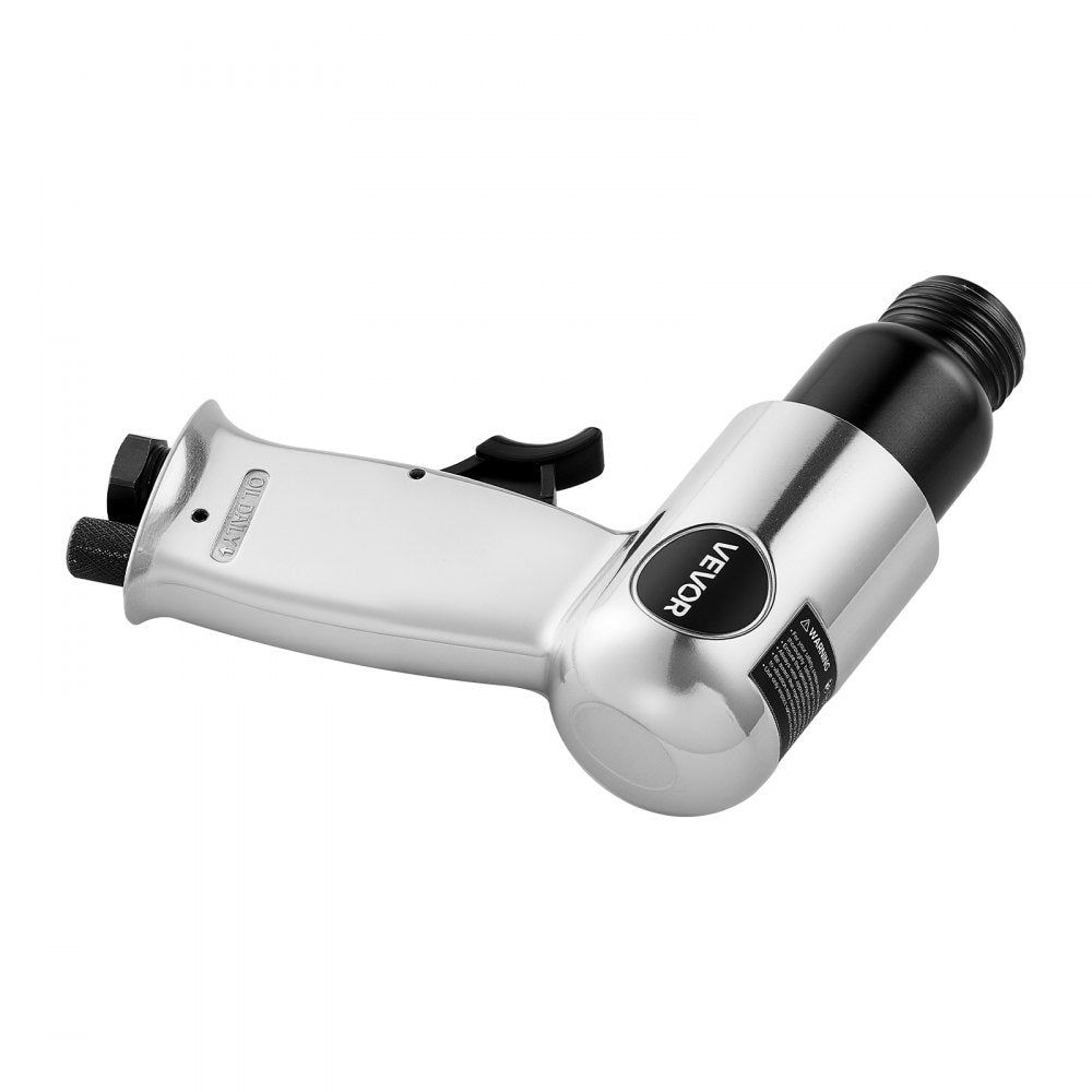 VEVOR Air Hammer, 4500BPM Pneumatic Hammer with 1.57-inch Stroke & 4PCS Chisels Round Shank, Lightweight & Compact Air Chisel Pneumatic Shovel Tool for Cutting Punching Scraping