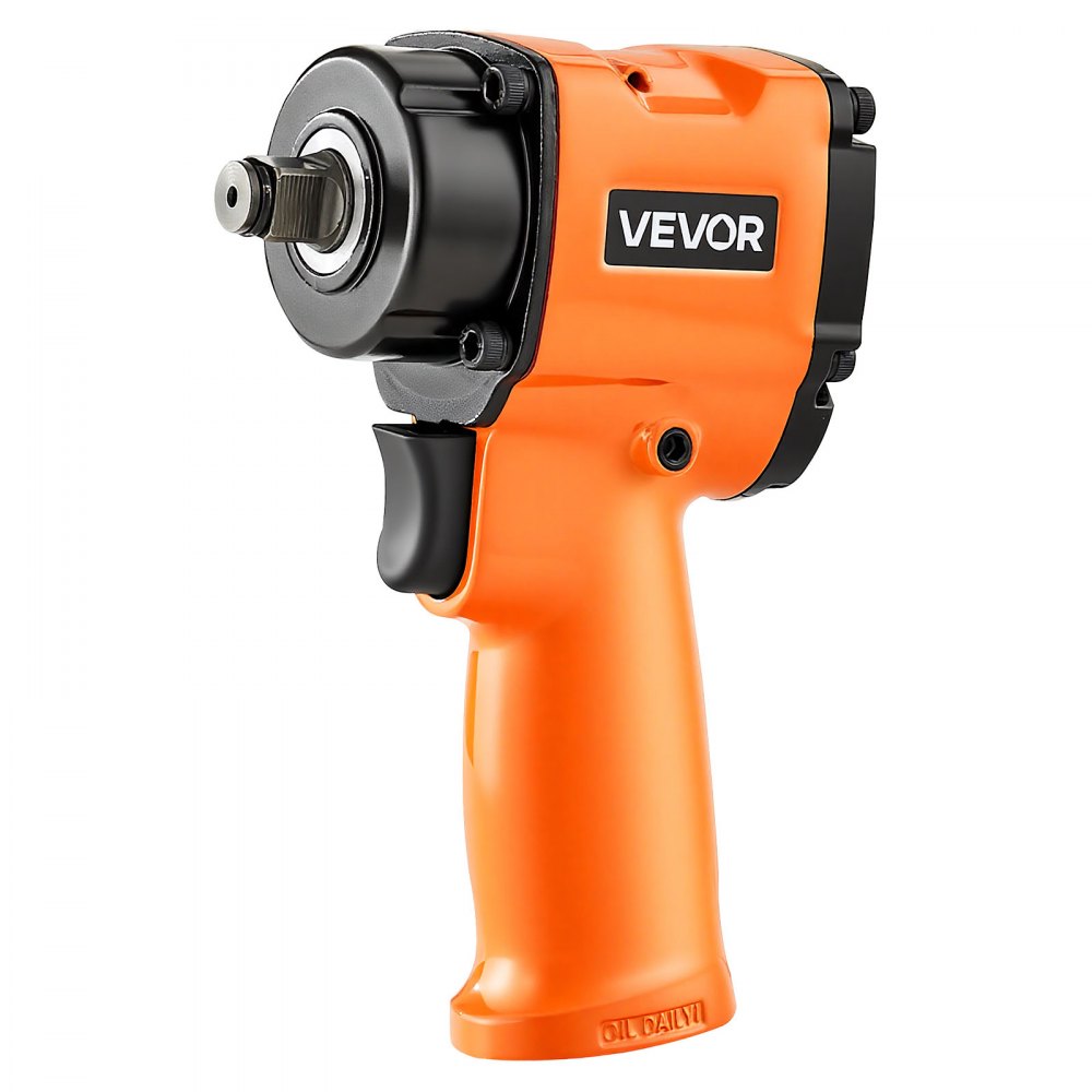 VEVOR 1/2-Inch Air Impact Wrench, Up to 738 ft-lbs Nut-busting Torque, Stubby Size & Lightweight Pneumatic Impact Gun for Auto Repairs and Maintenance