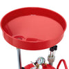 VEVOR 21 Gallon Waste Oil Drain Tank, Air Operated Portable Oil Drainer with Adjustable Funnel Height, Industrial Fluid Drain Tank with Wheels, Fluid Fuel Transfer Drainage for Auto Repair Shops, Red