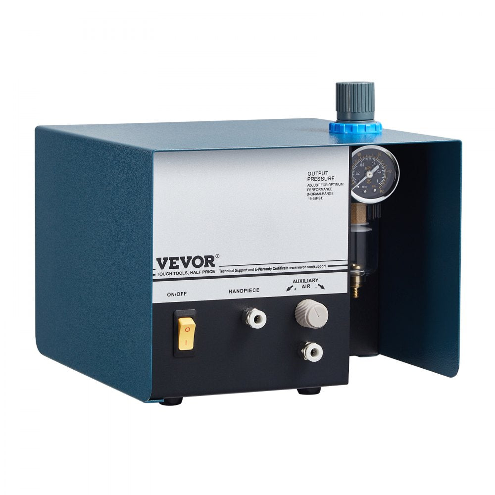 VEVOR Pneumatic Jewelry Engraver, 2800 RPM, 60W Single Head Pneumatic Hand Engraving Machine, DIY Impact Engraver with Foot Pedal 0-60 PSI Adjustable, Micro Engraver for Jewelry and Metal Crafting