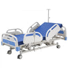 VEVOR Premium 5 Function Full Electric Hospital Bed, ICU Electric Medical Bed with Trendelenburg & Reverse Trendelenburg, 5" Locking Casters & High-Density Mattress for Home Hospital, 550LBS Loading