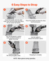 6 easy steps to strap (operation overview)