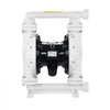 VEVOR Air Operated Double Diaphragm Pump, 25 GPM, 1 inch Inlet & Outlet Pneumatic Waste Oil Transfer Pump, Max 100 PSI, Polypropylene Body, Air-Operated for Diesel, Grease, Kerosene, Gasoline & Oil