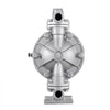 VEVOR Air Operated Double Diaphragm Pump, 6.6 GPM, 3/8 inch Inlet & Outlet Pneumatic Waste Oil Transfer Pump, Max 100 PSI, Aluminum Alloy Body, Air-Operated for Diesel, Grease, Kerosene, Gasoline