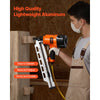 VEVOR Framing Nailer, 2" to 3-1/2" 21 Degree Full Round Head Pneumatic Framing Nailer with Dual Trigger Modes & Tool-Less Depth Adjustment, 80-120PSI Pro Air Nail Gun for Framing Flooring Decking