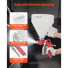 VEVOR Air Texture Spray Gun, 1.45 Gallon Air Hopper Spray Gun, Professional Drywall Texture Painting Sprayer with 3 Nozzles (3.5mm, 6mm, 8mm) for Popcorn, Knockdown, Orange Peel Textures