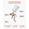 VEVOR LVLP Air Spray Gun, Gravity Feed Paint Sprayer Gun with 3 Nozzles (1.3/1.4/1.7mm), 600ml Capacity Automotive Paint Sprayer with Air Regulator for Furniture, Car Painting, Home Improvement