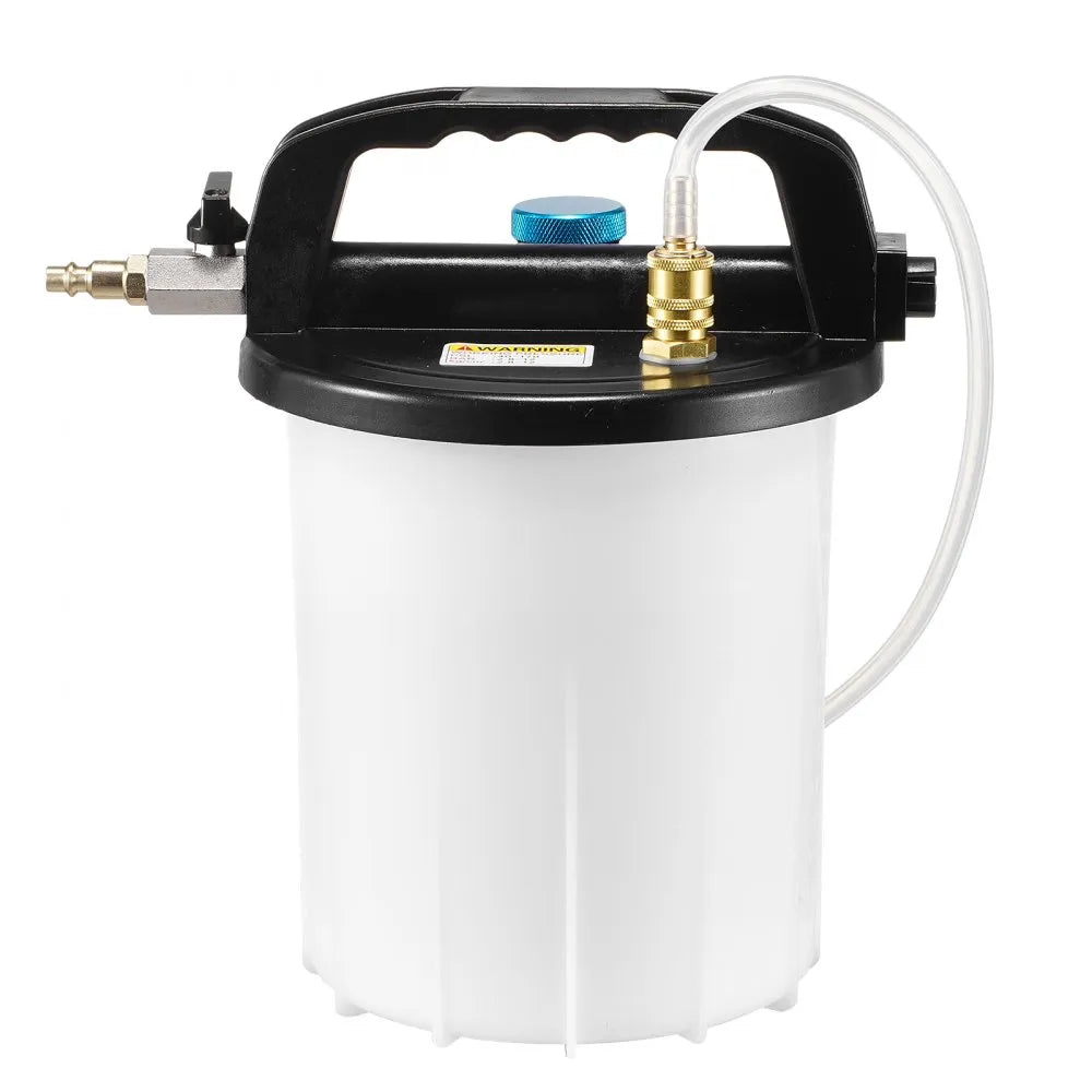 VEVOR Brake Bleeder Kit, 3L Brake Fluid Extractor with 1L Siphon Refilling Bottle & 13 Hose Connectors, Complete Brake Fluid Bleeder Kit with Extended Silicone Hose & Handle, Fit for Most Vehicles