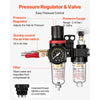 VEVOR Air-Operated Oil Transfer Pump 3:1 4.8 GPM / 18 LPM Flow Drum Pump, Fits 55 Gallon Barrels & Open Containers, Heavy Duty Aluminum Pump, Pneumatic for SAE 130 Oils / Fluids (NOT for Gasoline)