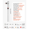 VEVOR Air-Operated Oil Transfer Pump 3:1 4.8 GPM / 18 LPM Flow Drum Pump, Fits 55 Gallon Barrels & Open Containers, Heavy Duty Aluminum Pump, Pneumatic for SAE 130 Oils / Fluids (NOT for Gasoline)