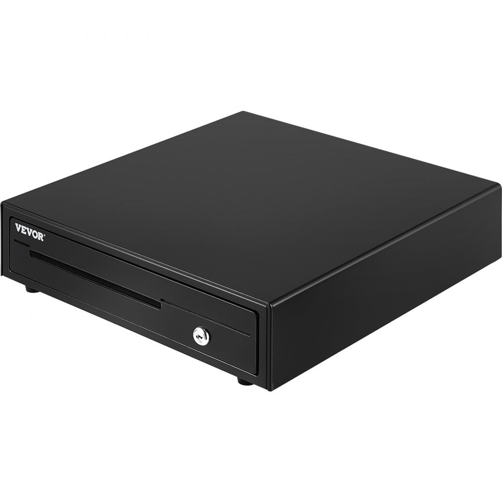 VEVOR Cash Register Drawer, 16\" 12 V, for POS System with 5 Bill 8 Coin Cash Tray, Movable Coin Compartment & 2 Keys Included, RJ11/RJ12 Cable for Supermarket, Bar, Coffee Shop, Restaurant (USD Only)
