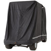 VEVOR 2+2 Passenger Golf Cart Cover, 600D Polyester Full Cover, Suitable for 2+2 Seats Golf Carts, Waterproof, Sunproof, and Dustproof Outdoor Golf Cart Cover with Three Zipper Doors, Black