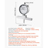 VEVOR Depth Gauge, Depth Micrometer 0-22 inch Measuring Range, 0.001" Resolution, with 4 Anvils & 6 Standard Rods, Precision Easy to Read Mechanical Tool for Measuring Groove, Step, Hole