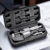 VEVOR Micrometer Set, Digital Outside Micrometer 0-1 inch Measuring Range, 0.00005" Resolution, Ultra-Precision 0.0001 Accuracy, LCD Screen, in/mm Switch, Carbide Tip, with Protective Case
