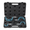 VEVOR 4 PCS Micrometer Set, 0-1"/1-2"/2-3"/3-4" Machinist Outside Micrometer, Ultra-Precision 0.0001 Accuracy, Professional Machinist Tools with Protective Case, for Metalworking & Engineering