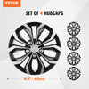 VEVOR Wheel Rim Cover Hubcaps, 15 in Diameter, Sturdy & Durable Scratch-Resistant Hubcap with Snap & Valve Nozzle Hole, ABS & PC Hubcap with High Rigidity & Less Wind Drag, Fits for All Weather Use