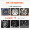 VEVOR Wheel Rim Cover Hubcaps, 16 in Diameter, Sturdy & Durable Scratch-Resistant Hubcap with Snap & Valve Nozzle Hole, ABS & PC Hubcap with High Rigidity & Less Wind Drag, Fits for All Weather Use