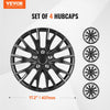 VEVOR Wheel Rim Cover Hubcaps, 16 in Diameter, Sturdy & Durable Scratch-Resistant Hubcap with Snap & Valve Nozzle Hole, ABS & PC Hubcap with High Rigidity & Less Wind Drag, Fits for All Weather Use