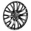 VEVOR Wheel Rim Cover Hubcaps, 16 in Diameter, Sturdy & Durable Scratch-Resistant Hubcap with Snap & Valve Nozzle Hole, ABS & PC Hubcap with High Rigidity & Less Wind Drag, Fits for All Weather Use