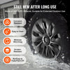 VEVOR Wheel Rim Cover Hubcaps, 18 in, 2017-2023 Model 3 Fully Fit Hubcap with Snap, Guard Tape & Valve Nozzle Hole, ABS & PC Hubcap with High Rigidity & Less Wind Drag, Fits for All Weather Use