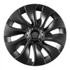 VEVOR Wheel Rim Cover Hubcaps, 18 in, 2017-2023 Model 3 Fully Fit Hubcap with Snap, Guard Tape & Valve Nozzle Hole, ABS & PC Hubcap with High Rigidity & Less Wind Drag, Fits for All Weather Use