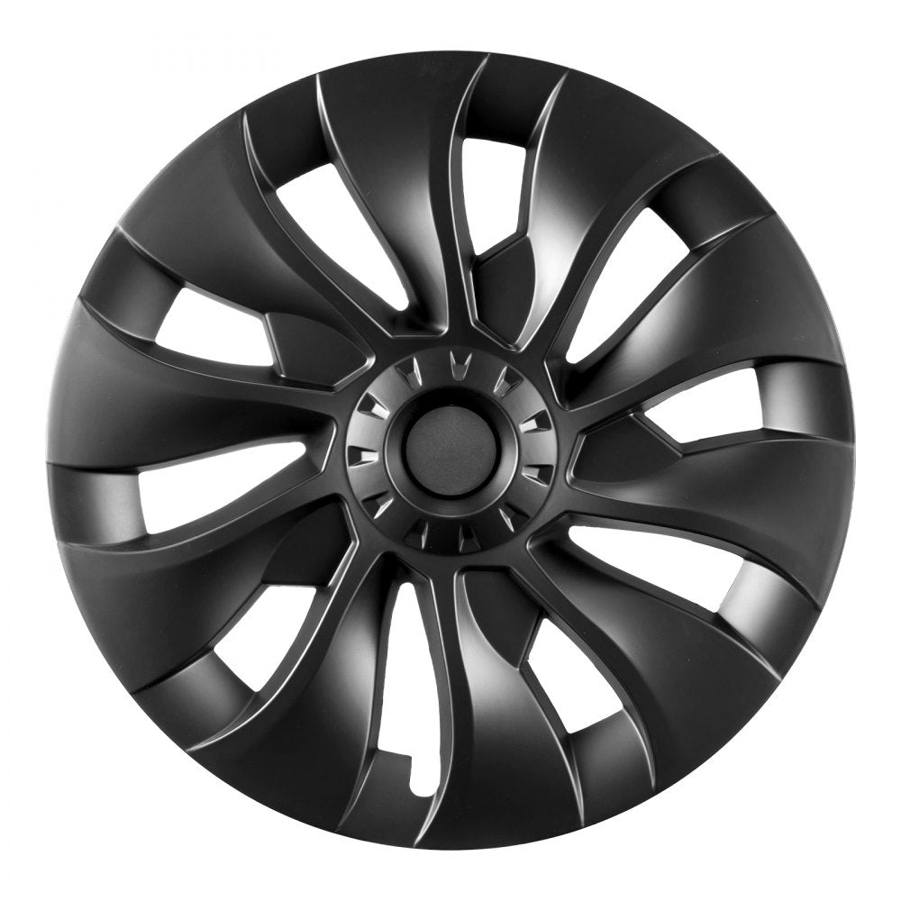 VEVOR Wheel Rim Cover Hubcaps, 18 in, 2017-2023 Model 3 Fully Fit Hubcap with Snap, Guard Tape & Valve Nozzle Hole, ABS & PC Hubcap with High Rigidity & Less Wind Drag, Fits for All Weather Use