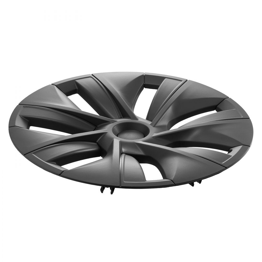 VEVOR Wheel Rim Cover Hubcaps, 19 in, 2020-2023 Model Y Fully Fit Hubcap with Snap, Guard Tape & Valve Nozzle Hole, ABS & PC Hubcap with High Rigidity & Less Wind Drag, Fits for All Weather Use
