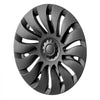 VEVOR Wheel Rim Cover Hubcaps, 19 in, 2020-2024 Model Y Fully Fit Hubcap with Snap, Guard Tape & Valve Nozzle Hole, ABS & PC Hubcap with High Rigidity & Less Wind Drag, Fits for All Weather Use