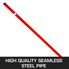 VEVOR Heavy Duty Pry lever Bar 3T/6600LBS Capacity with Wheels & 6'/1.8M Handle