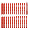 VEVOR Reciprocating Saw Blades, 25 Pack, 14/18 TPI Bi-Metal Reciprocating Saw Blade Set with Universal Shank, Sharp Teeth for Fast and Smooth Cuts, for Cutting 1/8-5/16 inch Medium Metals, Orange