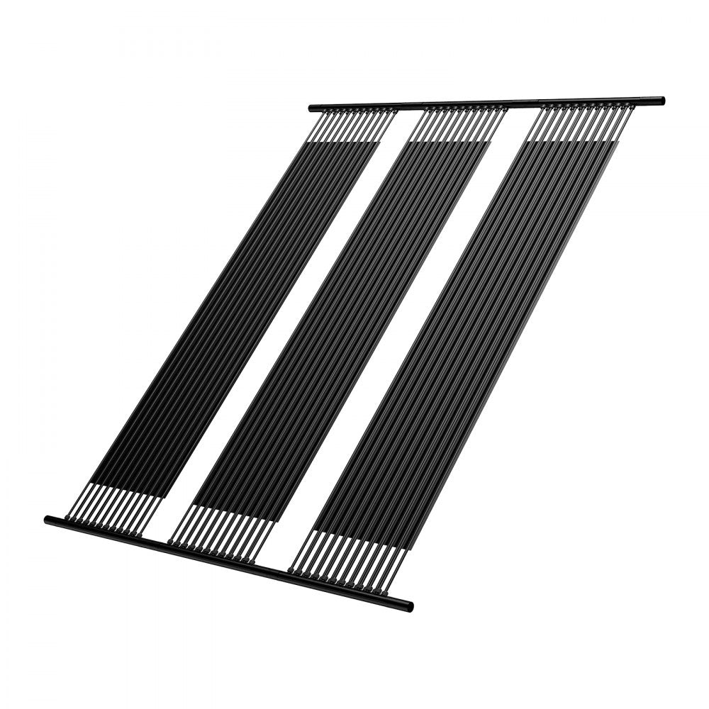 VEVOR Solar Pool Heater, 4 x 10 ft HDPE Pool Heating System - Durable & Weather-Proof, with Complete Accessories, Universal Solar Pool Panel–Raises Water Temperature, for Aboveground & Inground Pool