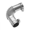 VEVOR Exhaust Pipe Tube Elbow Connector, 0.98 inch Diesel Heater Exhaust Elbow, Stainless Steel Windproof Cap Gas Water Heater 4 Clamps for 2KW 5KW 8KW Diesel Heater, Diesel Heaters Exhausts Elbows