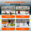 VEVOR Hockey Goal Backstop Net, Street Hockey Sports Backstop Netting,  Portable Indoor Outdoor Hockey Training Net, 12x7 FT Large Size Target Net, Easy Assemble, Black (Goal Frame Not Included)