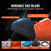 VEVOR PVC Pipe Cutter, 0-2-1/2" O.D. Ratcheting PVC Pipe Cutter, Heavy Duty Tube Cutting Tool with Spare SK5 Blade for PVC, CPVC, PP-R, PEX, PE, Rubber Hoses