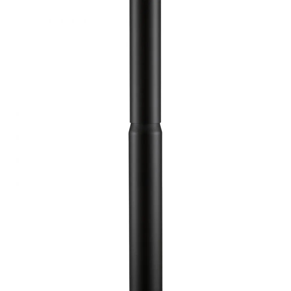 VEVOR Flag Pole, 25ft Heavy Duty Sectional Flagpole Kit with 136 LED Solar Light for Outside House In Ground, Outdoor Aluminum Flagpole with 3x5 American Flag for Yard, Residential, Commercial, Black