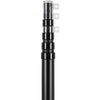 VEVOR 20FT Telescoping Flag pole Kit, Heavy Duty Aluminum Alloy in Ground Flag Poles for Outside, 3 Display Modes Flagpole with 3x5 American Flag, Professional Accessories, Black