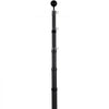 VEVOR 20FT Telescoping Flag pole Kit, Heavy Duty Aluminum Alloy in Ground Flag Poles for Outside, 3 Display Modes Flagpole with 3x5 American Flag, Professional Accessories, Black
