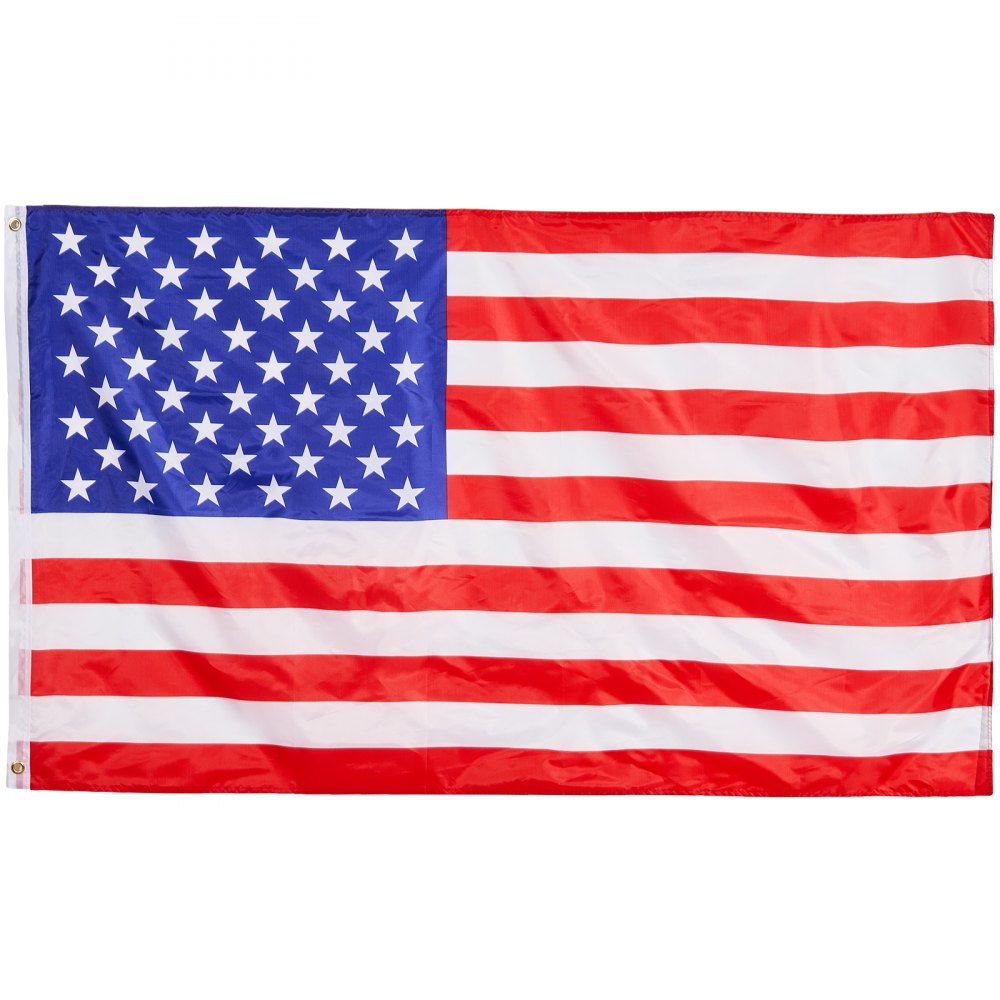 VEVOR 25FT Telescoping Flag pole Kit, Heavy Duty Aluminum Alloy in Ground Flag Poles for Outside, 3 Display Modes Flagpole with 3x5 American Flag, Professional Accessories, Black