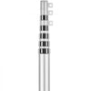 VEVOR 30FT Telescoping Flag pole Kit, Heavy Duty Aluminum Alloy in Ground Flag Poles for Outside, 3 Display Modes Flagpole with 3x5 American Flag, Professional Accessories, Silver