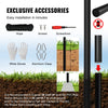 VEVOR 20FT Sectional Flag pole Kit, Heavy Duty Aluminum Alloy in Ground Flag poles for Outside, 3 Display Modes Flagpole with 3x5 American Flag, Professional Accessories, Black