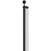VEVOR 25FT Sectional Flag pole Kit, Heavy Duty Aluminum Alloy in Ground Flag poles for Outside, 3 Display Modes Flagpole with 3x5 American Flag, Professional Accessories, Black