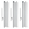VEVOR Feather Flag Pole Kit, 3 Packs Swooper Flag Pole 16.3 ft, Sign Flag Poles for Business Advertising Flags Outdoor, with Ground Stakes and A Carrying Bag (Flag Not Included)