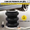 VEVOR Pneumatic Jack, 5 Ton/11023 lbs Triple Bag Air Jack, Lifting Height 6.3-15.75 Inch, Inflatable Car Jack with Long Handle, Lifter Pneumatic Air Jack for Garage Car Lifting Repair