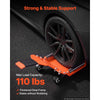 VEVOR Tire Wheel Dolly, 110LBS Heavy Duty Steel Tire Lifting Jack Tool, Fits ≤35 in Tires, 360° Rotating Rollers, Smooth Rolling Tire Lifter for Car SUV Truck, Compact & Portable for Workshop Garage
