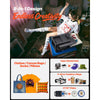 VEVOR Hybrid Heat Press 15 x 15 Inch 8-in-1 Sublimation Press Machine Black, for T-shirts/Mugs/Tumblers/Caps/Plates, Multifunction Design, Heat Up Fast and Even, All-New Patented Design, Easy to Control