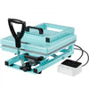 VEVOR Hybrid Heat Press Machine 15" x 15" 8-in-1 Sublimation Press Machine, for T-shirts/Mugs/Tumblers/Caps/Plates, Multifunction Design, Heat Up Fast and Even, All-New Patented Design, Light Green