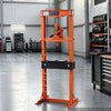 VEVOR 12 Ton Shop Press, H-Frame Garage Floor Bottle Jack Hydraulic Press, 8-Level Adjustable Height, Movable Stamping Plate, Heavy-Duty Steel for Bending, Straightening, Pressing U-Joints & Bearings